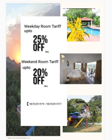 Golden Valley weekend room tariff discount offer